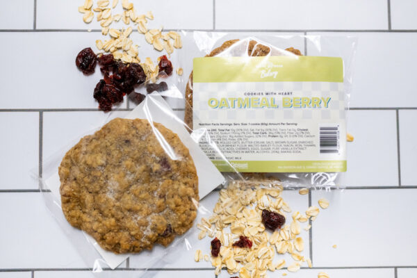 Individually wrapped Oatmeal Berry Cookie