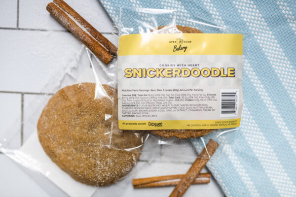 Individually Wrapped Snickerdoodle Cookie