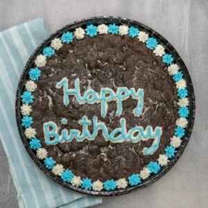 "Happy Birthday" Triple Chocoalte Fudge Cookie Cake