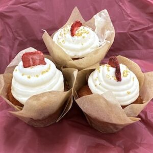 Strawberry Champaign Cupcakes